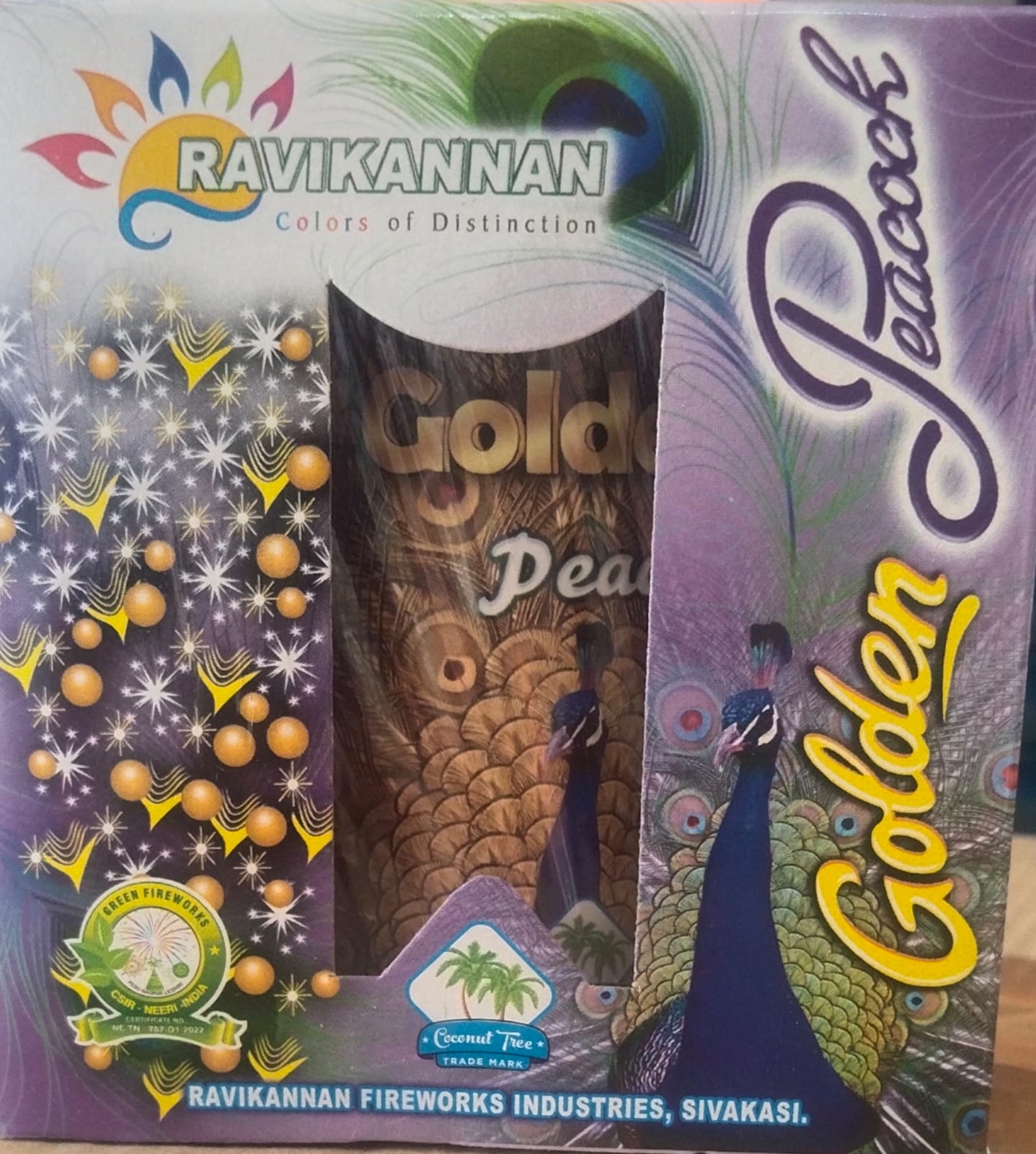 Golden Peacock (1Pcs)