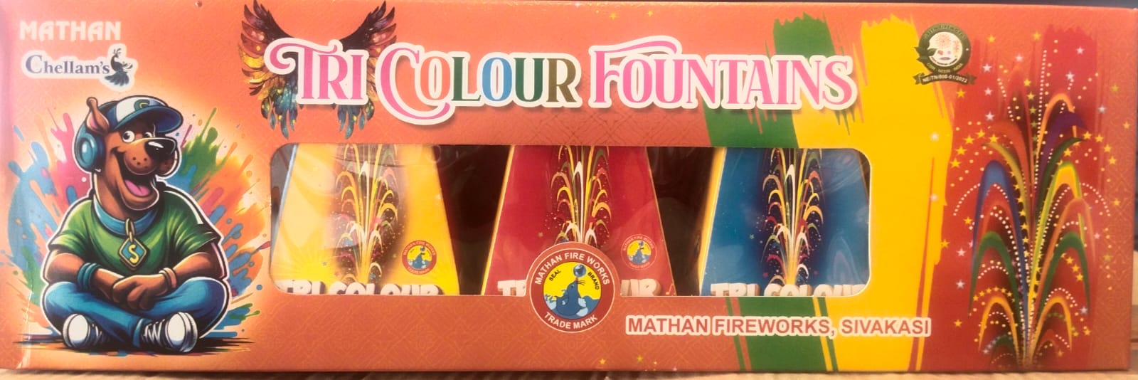Tri Colour (5Pcs)