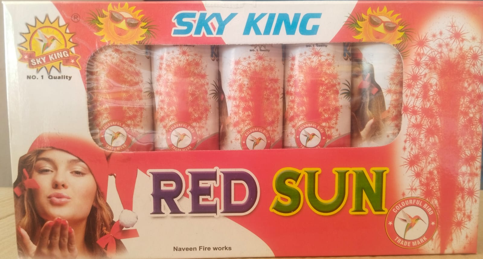 Red Bloom/kit kat Red (5Pcs)