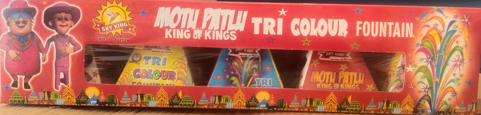 Motu Patlu/Pop Eye Tricolour (5Pcs)